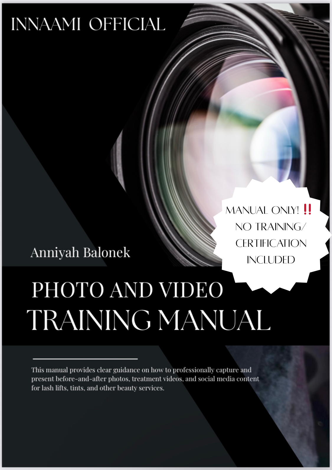 Photo and Video Manual